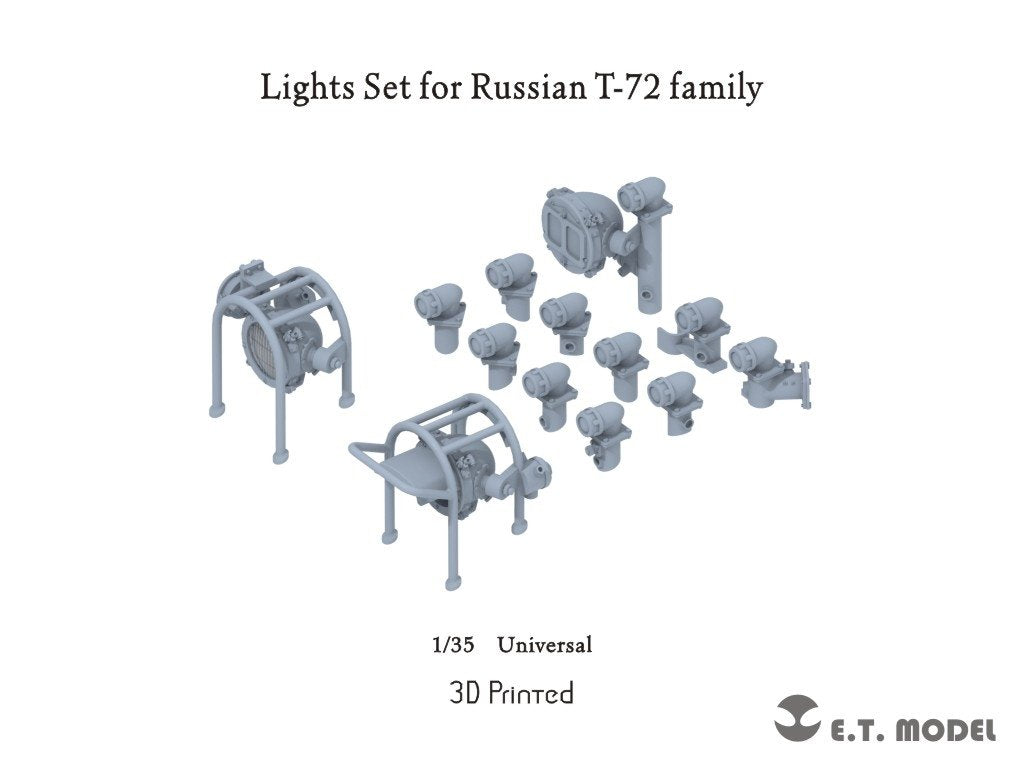 ET Model P35-270 Lights Set for Russian T-72 Family ( 3D Print ) 1/35