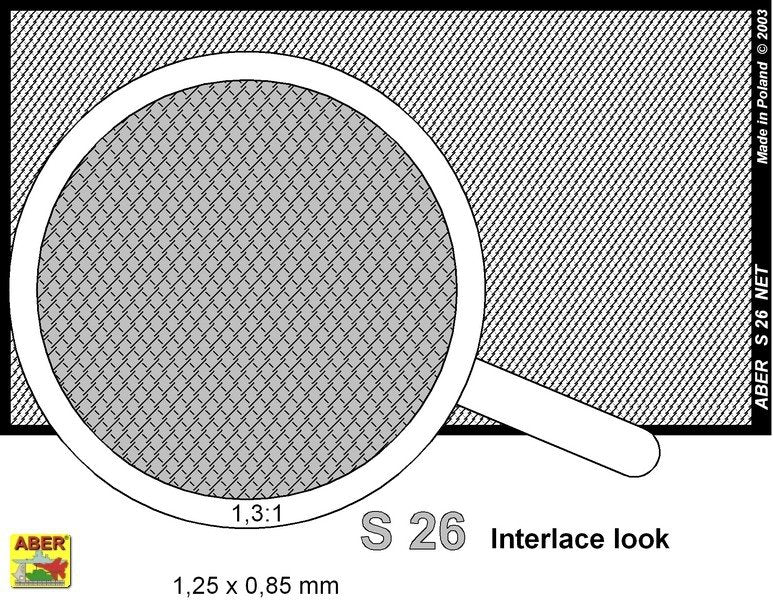 Aber S-26 Net with interlaced mesh 0.8 x 0.8 mm – obrázek 2