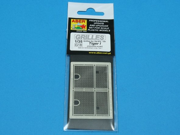 Aber 35G18 Grilles for german tank Sd.Kfz. 181 Tiger I 1/35 – image 4