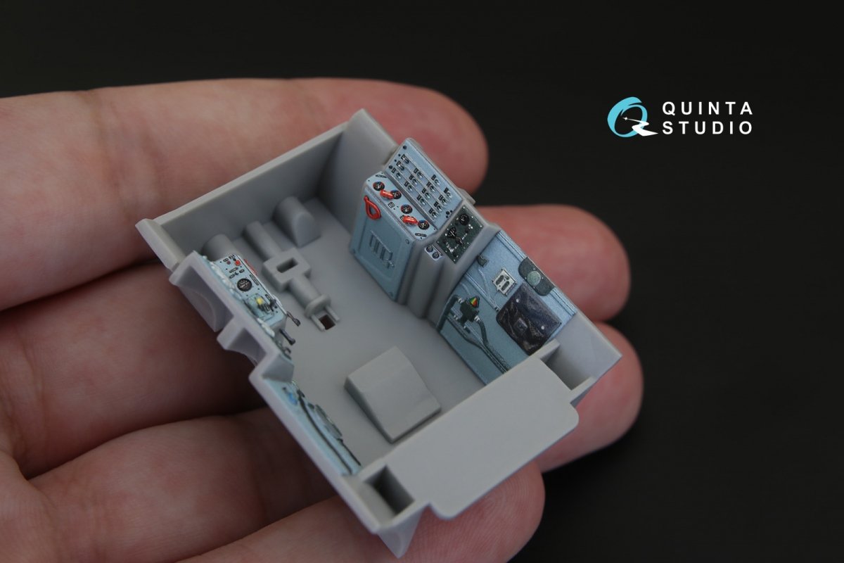 Quinta Studio QD32057 MiG-15bis 3D-Printed &amp;amp; colored Interior on decal paper (for Trumpeter kit) 1/32 – obrázek 7