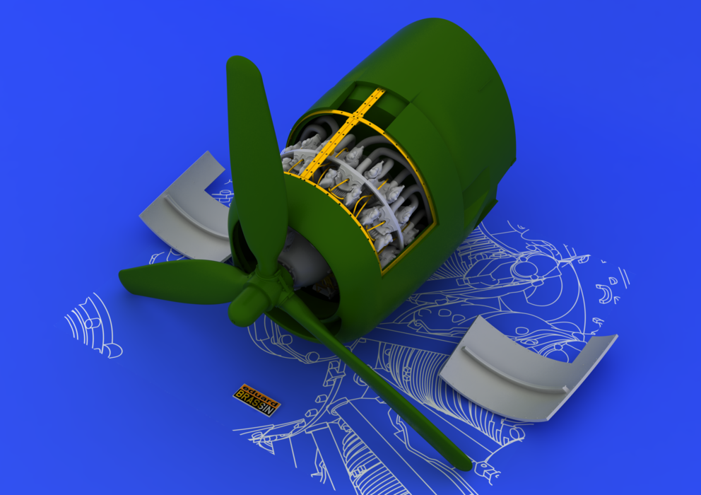 Eduard 648056 R-2800-10 engine 1/48 (Eduard) – Bild 3