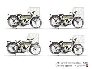 Copper State Models B35-001 British Motorcycle Tr.Model H 1/35 – image 2