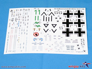 Wingsy Kits D5-10 German WWII Fighter MESSERSCHMITT Bf 109 E-4 1/48 – image 8