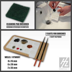 Hobby Zone HZ-pm1 Acrylic Painting Palette – image 2