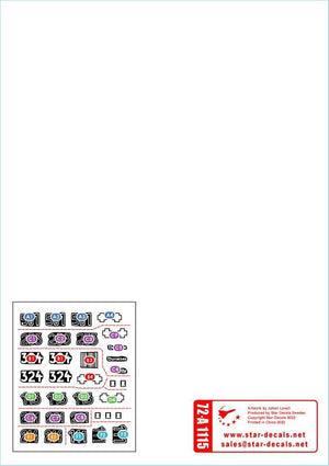 Star Decals 72-A1115 East Front Tigers s.Pz.Abt. 501 1943-44 Tiger I and Befehls-Tiger I Mid production 1/72 – image 2