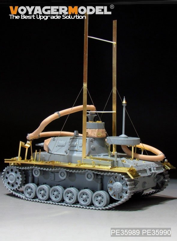 Voyager Model PE35989 WWII German Pz.KPfw.III (T)Ausf.F &amp;quot;Operation Seelowe&amp;quot; Basic For DRAGON 6877/6717 1/35 – obrázek 5