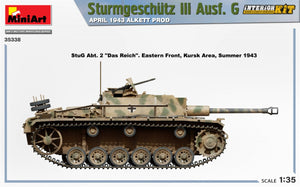 Mini Art 35338 Sturmgeschutz III Ausf. G APRIL 1943 ALKETT PROD. INTERIOR KIT 1/35 – obrázek 4
