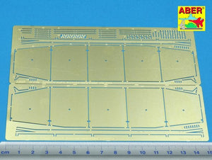 Aber 35A018 Side skirts for PzKpfw IV(G), Brumbar (early) (1/35) – obrázek 2