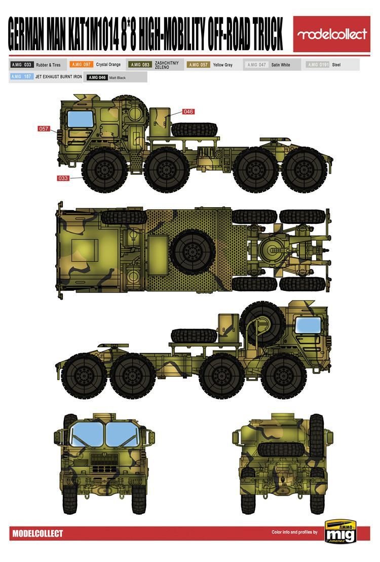 Modelcollect UA72132 German MAN KAT1M1014 8x8 HIGH-Mobility off-road truck 1/72 – image 4
