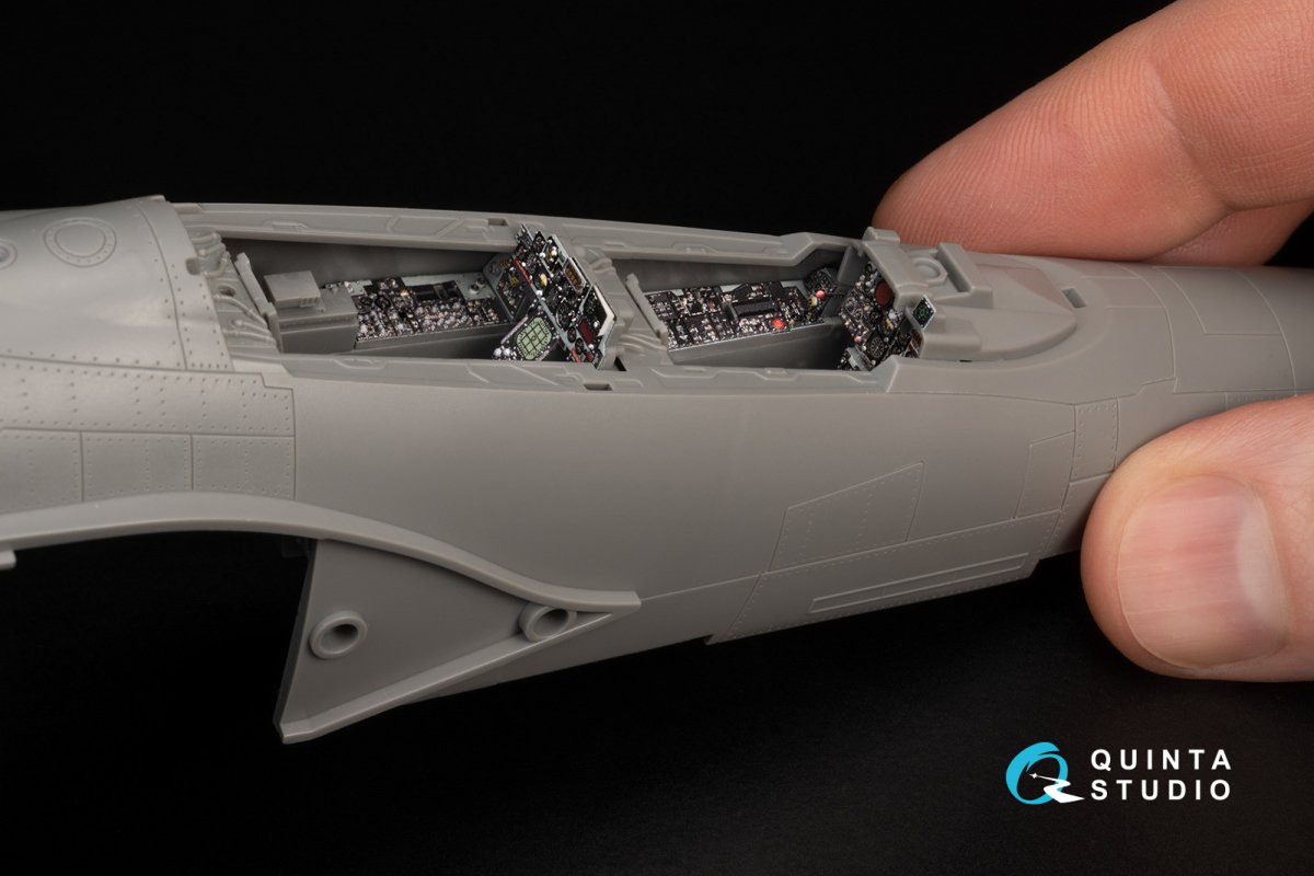 Quinta Studio QDS-48371 F-4E with DMAS 3D-Printed &amp;amp; colored Interior on decal paper (Meng) (Small version) 1/48 – image 11