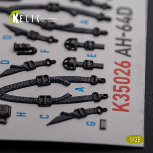 KELIK K35026 AH-64D Apache interior 3D decals for Meng kit 1/35 – image 9