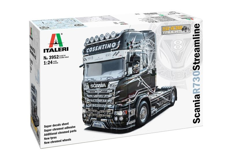 Italeri 3952 Scania R730 Streamline 4×2 Camions d'exposition 1/24