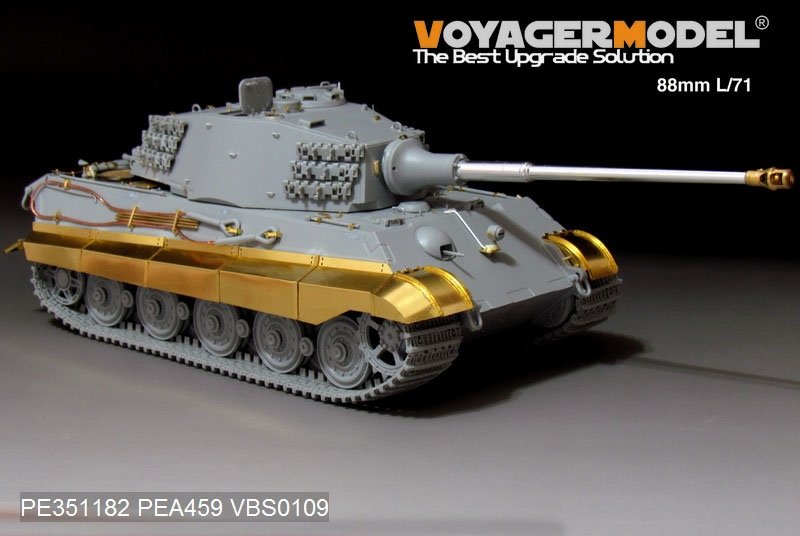 Maquette Voyager PE351182 Char King Tiger allemand de la Seconde Guerre mondiale (tourelle Hensehel) (pour kit DRAGON/ZVEZDA) 1/35 – image 17