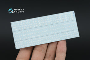 Quinta Studio QP24002 Typesetting USSR license plates 1980-1994 (State Standart 3207-77) (All kits) 1/24 – image 6