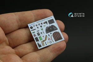 Quinta Studio QD48136 Spitfire Mk.V 3D-Printed &amp;amp; colored Interior on decal paper (Tamiya) 1/48 – immagine 3