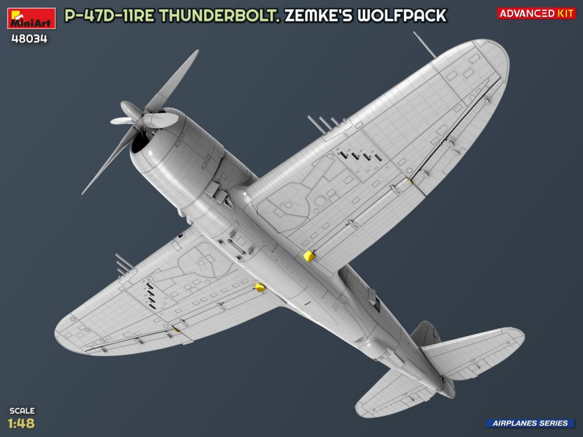 MiniArt 48034 P-47D-11RE Thunderbolt. Zemke&amp;#39;s Wolfpack. Advanced Kit 1/48 – obrázek 4