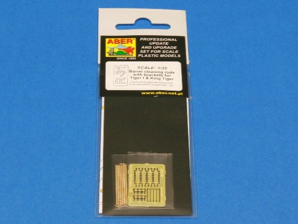 Aber R-31 Barrel cleaning rods with brackets for Tiger I &amp;amp; King Tiger (1/35) – image 3