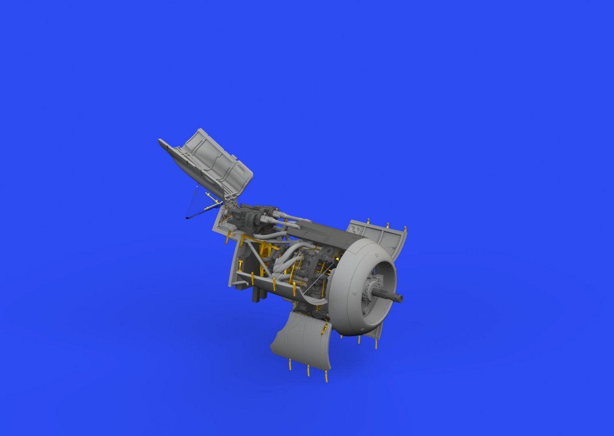 Eduard 648650 Fw 190F-8 engine &amp;amp; fuselage guns EDUARD 1/48 – image 3