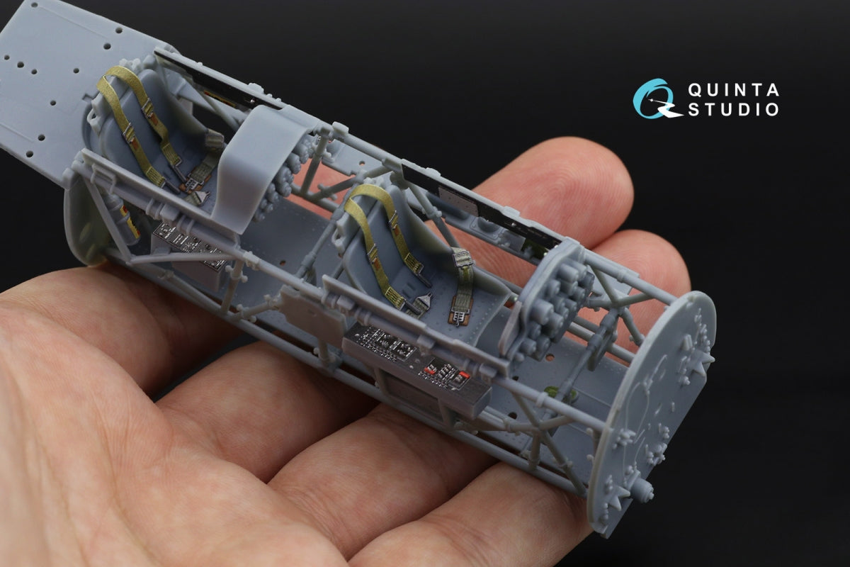 Quinta Studio QD32102 T-6G 3D-Printed colored Interior on decal paper (Kitty Hawk) 1/32 – immagine 12