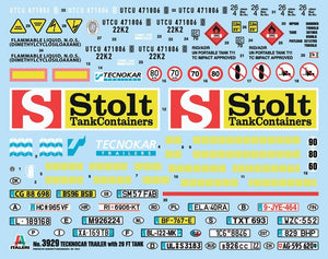 Italeri 3929 TECNOKAR TRAILER WITH 20 TANK 1/24 – immagine 2