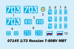 Trumpeter 07145 Russian T-80BV MBT 1/72 – image 3