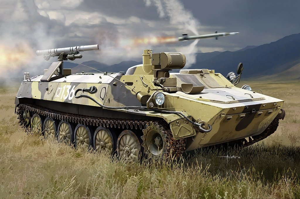 Trumpeter 09605 Russian 9P149 Launching Vehicle w/9K114 Shturm-S ATGM system 1/35
