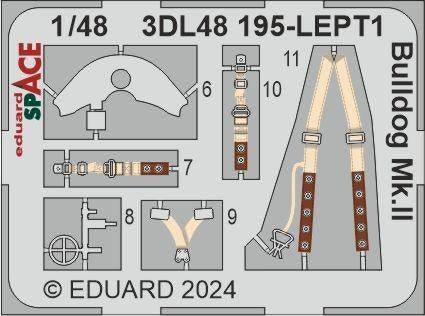 Eduard 3DL48195 Bulldog Mk. II SPACE AIRFIX 1/48 – immagine 2