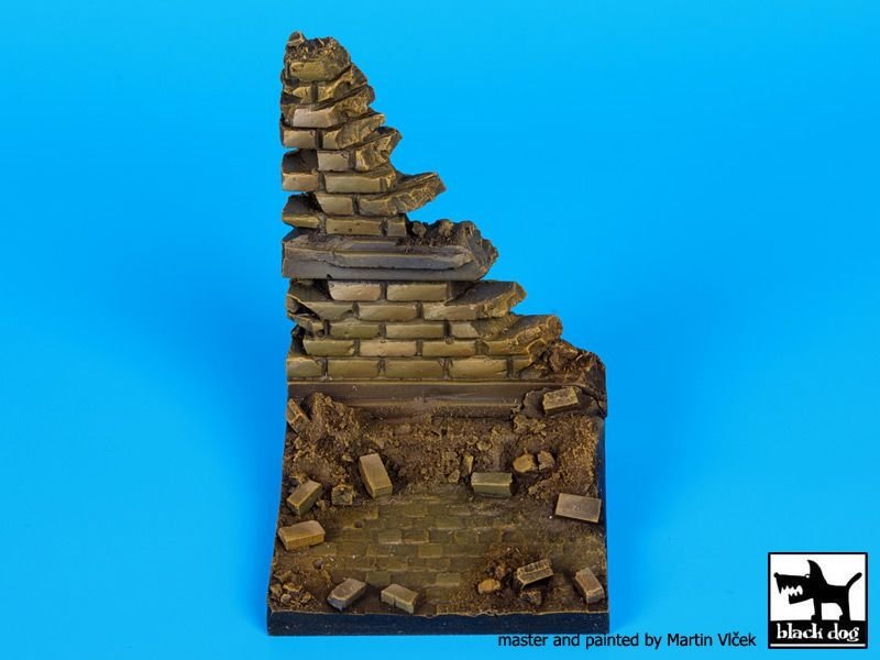 Black Dog D35056 Ruined wall N°3 base 1/35 – obrázek 4