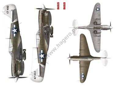 Kagero KD72009 PACIFIC P-40N WARHAWKS. Part I 1/72 – immagine 4