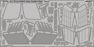 Eduard 48723 Sea Vixen folded wings, landing flaps 1/48 Airfix – image 2