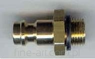 Harder &amp;amp; Steenbeck 262147 Male Connector 5.0mm Thread 1/8&amp;quot;