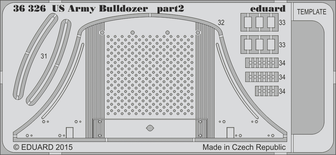 Eduard 36326 US Army Bulldozer MINIART 1/35 – zdjęcie 2