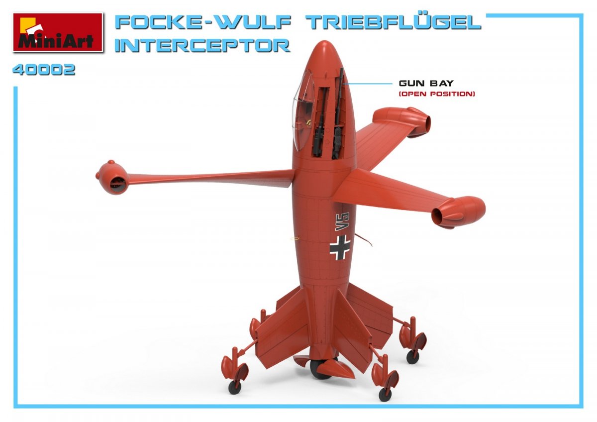 MiniArt 40002 FOCKE WULF TRIEBFLUGEL INTERCEPTOR 1/35 – zdjęcie 7