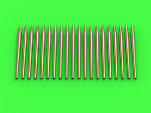 Master SM-700-058 Japanese 14cm/50 (5.5in) 3rd Year Type Gun Barrels - for Turrets without Blast Shields (20 pcs.) - Most Early Japanese Battleships and Cruisers (1/700)