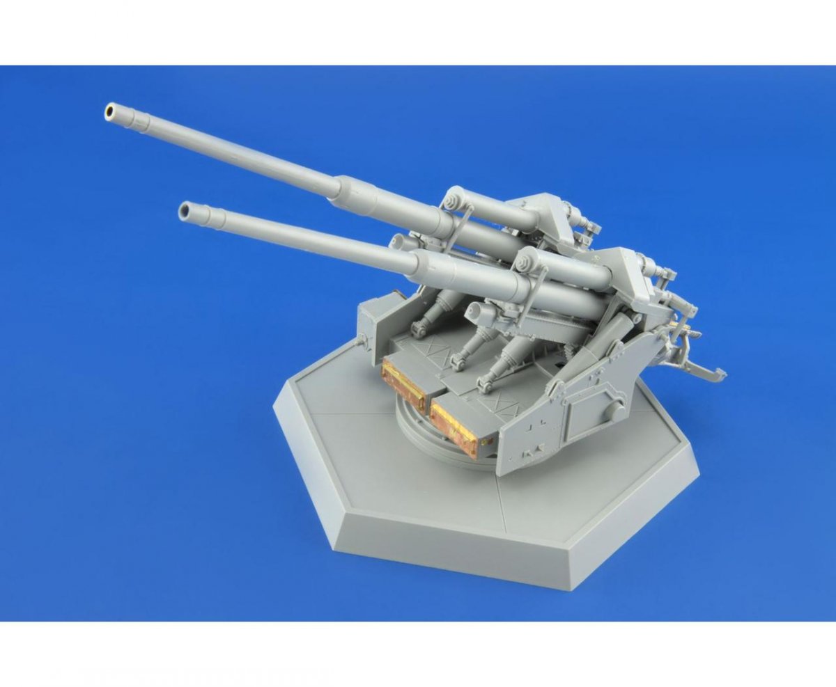 Eduard 36329 WWII German 12.8cm FlaK 40 Zwilling 1/35 Takom – Bild 6