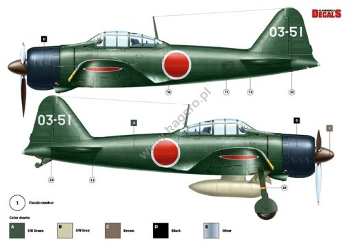 Kagero KD48005 Mitsubishi A6M2 Modèle 21 1/48 – image 4