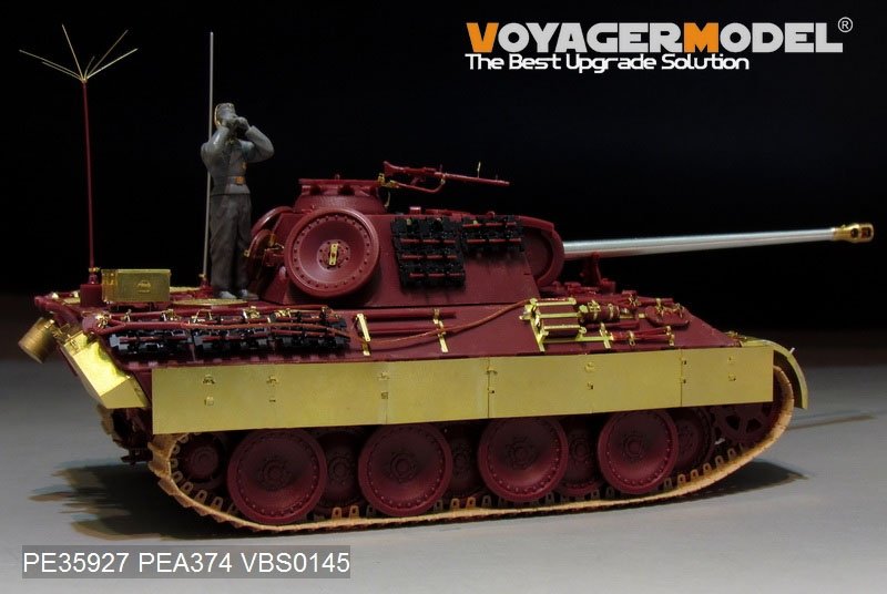 Voyager Model PE35927 WWII German Panther A Late Version For MENG TS-035 1/35 – immagine 2