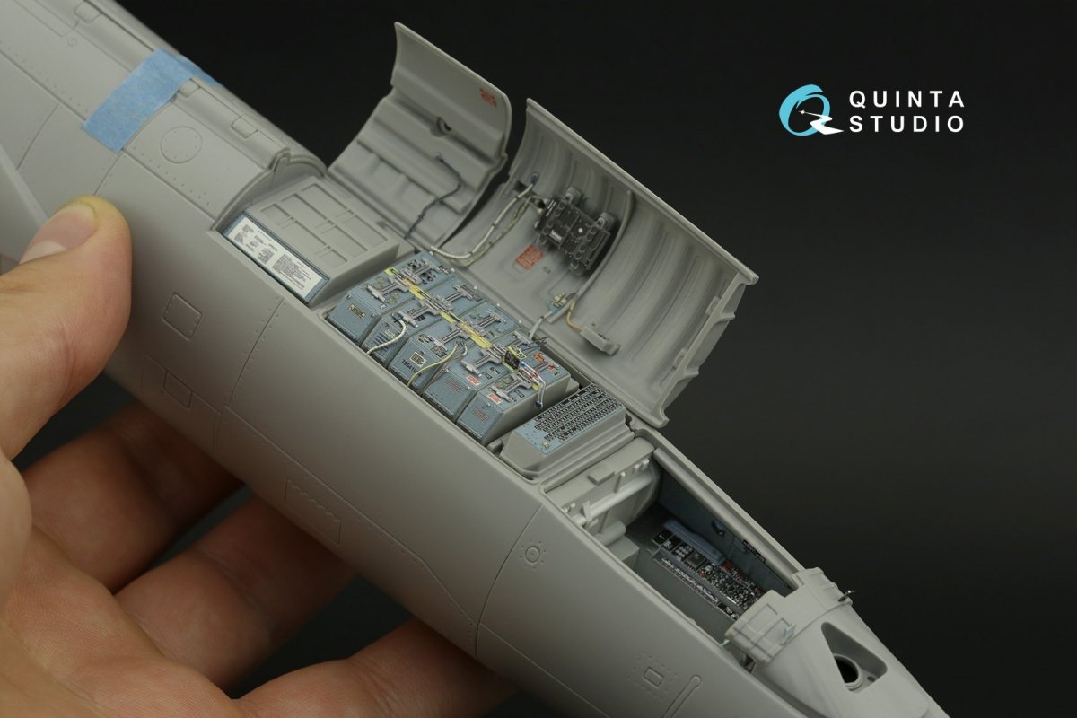 Quinta Studio QD32141 F-104G 3D-Printed &amp;amp; colored Interior on decal paper (Italeri) 1/32 – immagine 12