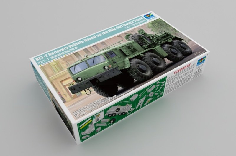 Trumpeter 01079 KET-T Recovery Vehicle Based on MAZ-537 Heavy Truck 1/35 – image 2