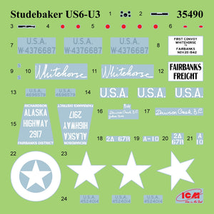 ICM 35490 US military truck Studebaker US-6-U3 1/35 – obrázek 9