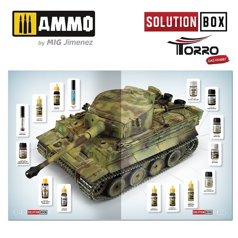 AMMO of Mig Jimenez 2414300000 SOLUTION BOX – WWII GERMAN TANKS – immagine 13