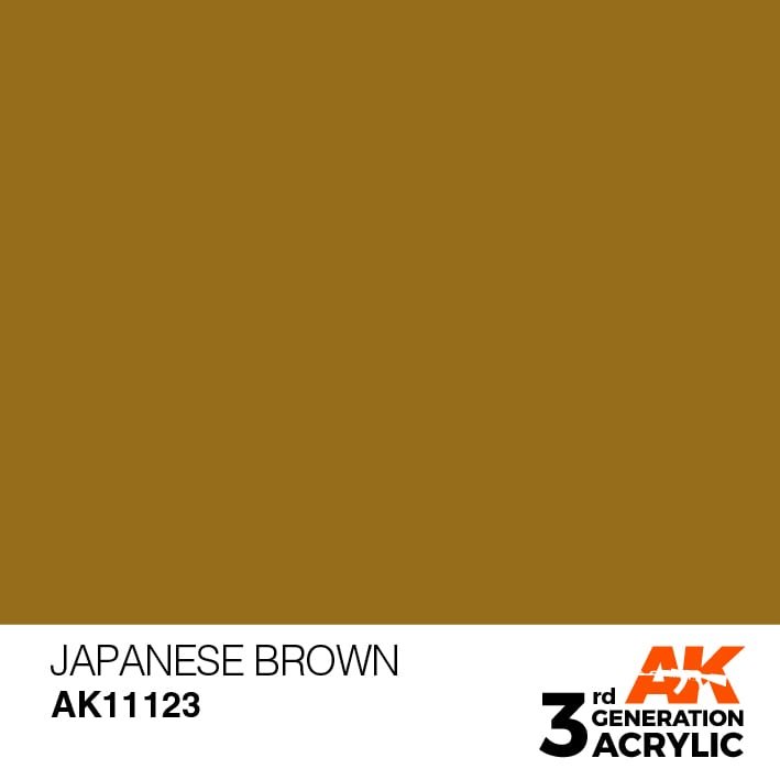 AK Interactive AK11123 MARRON JAPONAIS – STANDARD 17 ml