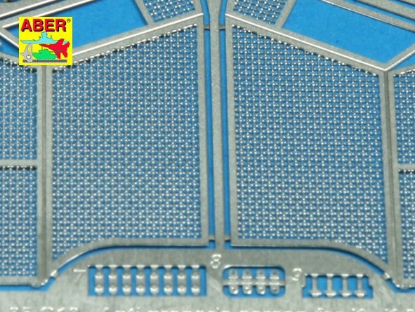 Aber 35G19 Anti grenade screen for KwK 38 Lavete 1/35 – immagine 2