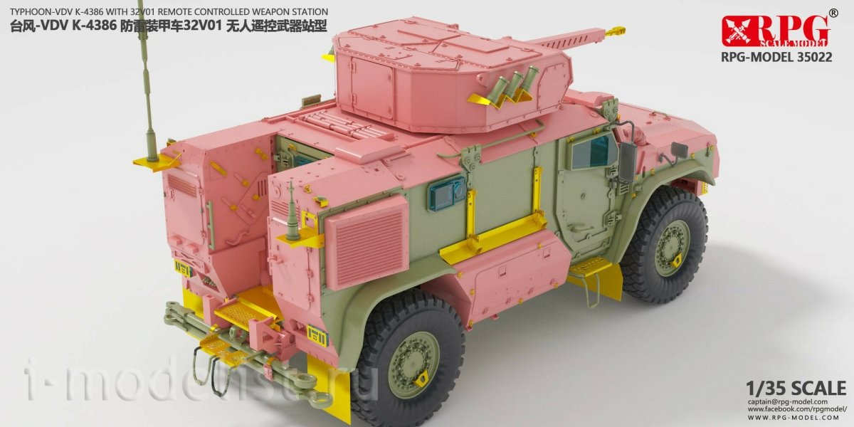 RPG Model 35022 Typhoon-VDV K-4386 w/ 32V01 RCWS 1/35 – image 4