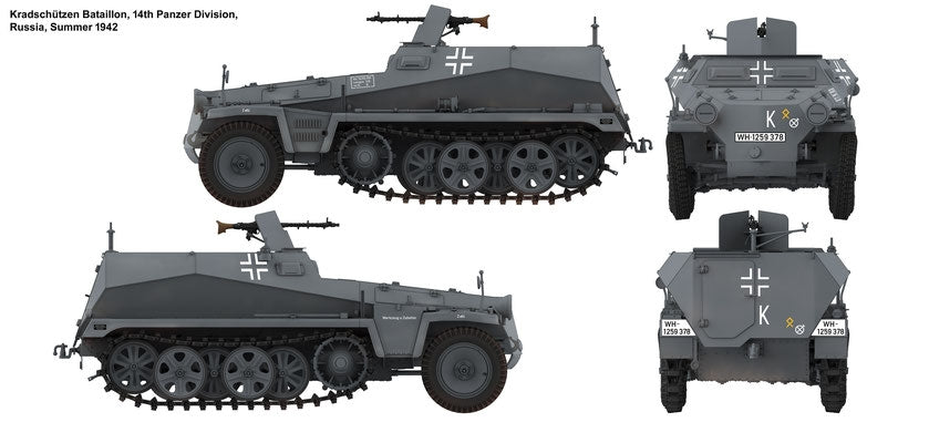Das Werk DW16018 Sd.Kfz. 250/1 Ausf. A 1/16 – Bild 3
