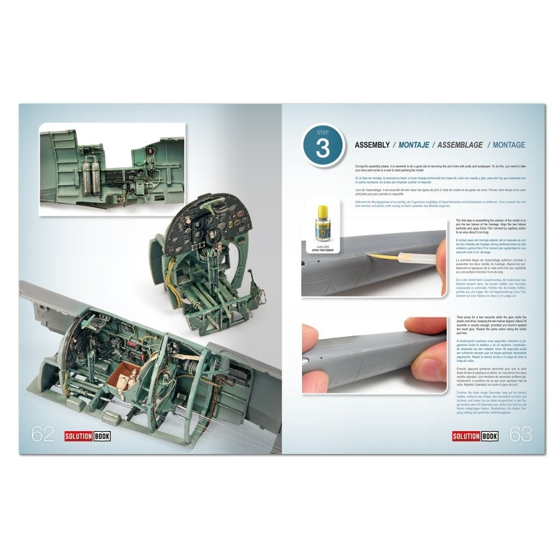 AMMO by Mig Jimenez 6536 SOLUTION BOOK 34 - BLACK EDITION - How to Paint Late WWII RAF Aircraft (Multilingual)