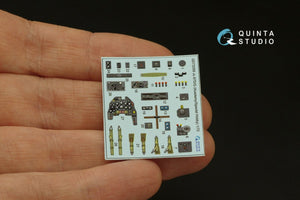 Quinta Studio QD72059 Ju 87 D/G 3D-Printed &amp;amp; colored Interior on decal paper (Academy/Special Hobby) 1/72 – image 9