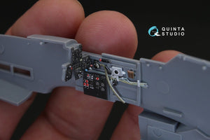 Quinta Studio QD48140 Ki-61-I 3D-Printed &amp;amp; colored Interior on decal paper (for Hasegawa kit) 1/48 – image 6