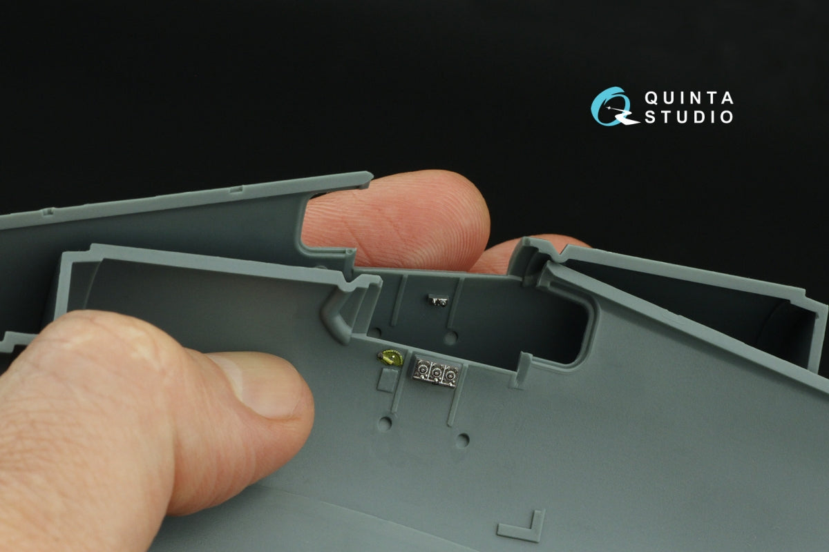Quinta Studio QD48413 F6F-3E/N Hellcat 3D-Printed &amp;amp; coloured Interior on decal paper (Eduard) 1/48 – zdjęcie 11