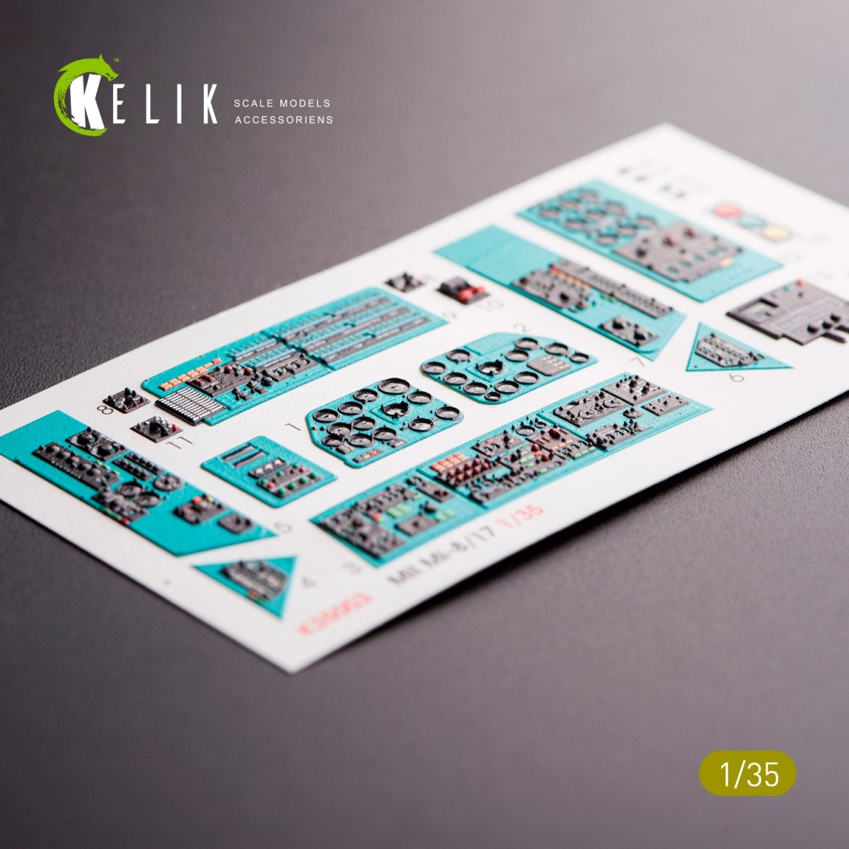 KELIK K35003 MI-8MT/MI-17 INTERIOR 3D DECALS FOR TRUMPETER KIT 1/35 – image 2